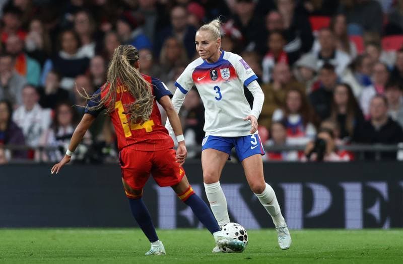 Football. FIFA Women's World Cup Qualifier. England Women - Spain Women. 14.04.2026