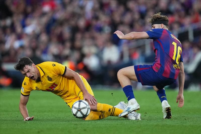 Football. La Liga EA Sports. FC Barcelona - RCD Espanyol. 11.04.2026