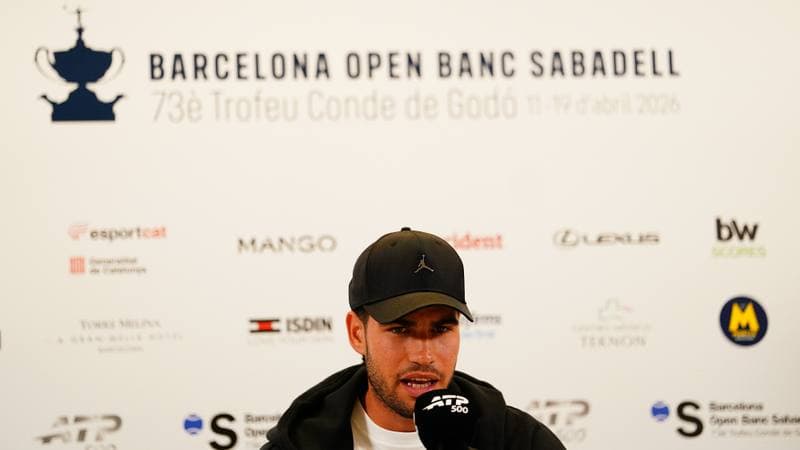 Tennis. Carlos Alcaraz. Press Conference. 13.04.2026