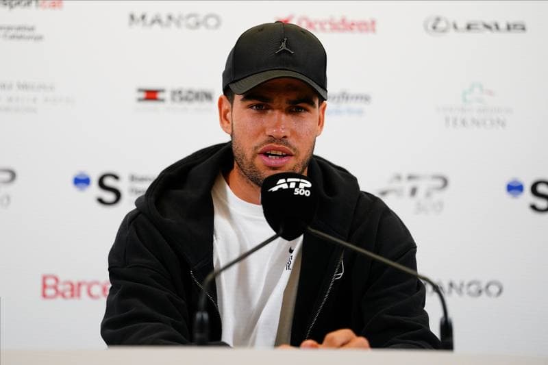 Tennis. Carlos Alcaraz. Press Conference. 13.04.2026