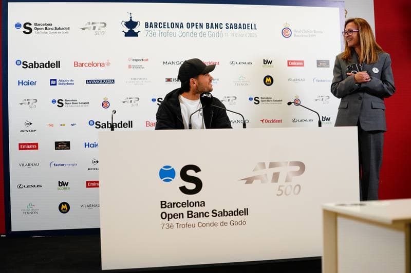 Tennis. Carlos Alcaraz. Press Conference. 13.04.2026