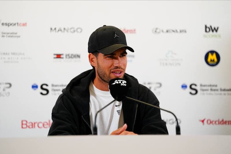 Tennis. Carlos Alcaraz. Press Conference. 13.04.2026