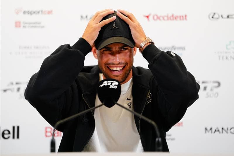 Tennis. Carlos Alcaraz. Press Conference. 13.04.2026