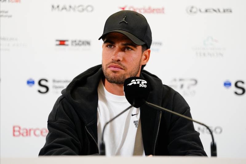 Tennis. Carlos Alcaraz. Press Conference. 13.04.2026