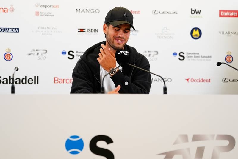 Tennis. Carlos Alcaraz. Press Conference. 13.04.2026