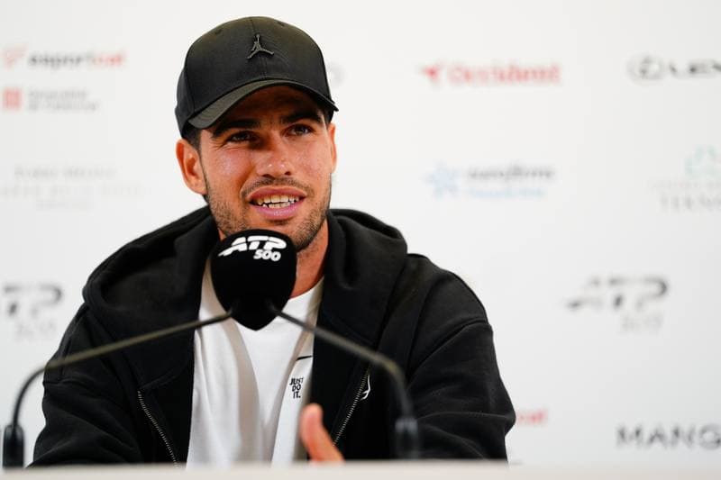 Tennis. Carlos Alcaraz. Press Conference. 13.04.2026