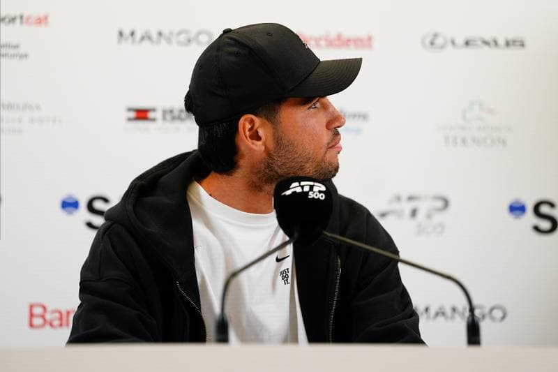 Tennis. Carlos Alcaraz. Press Conference. 13.04.2026