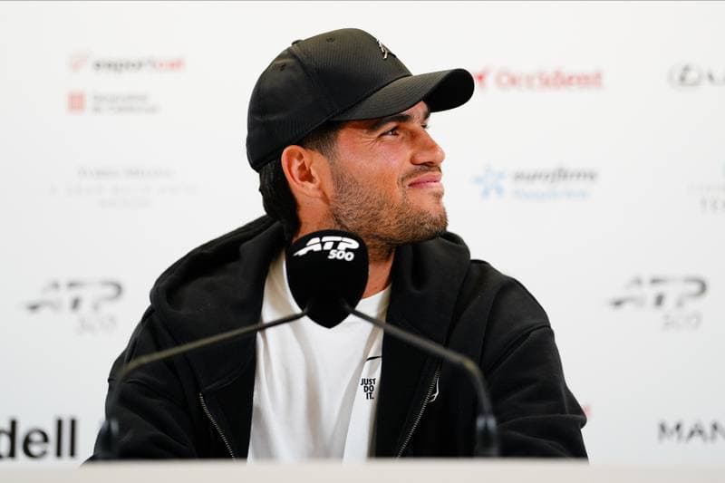 Tennis. Carlos Alcaraz. Press Conference. 13.04.2026