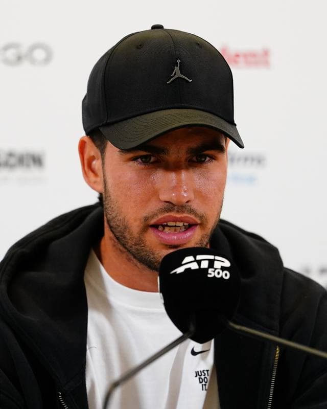 Tennis. Carlos Alcaraz. Press Conference. 13.04.2026