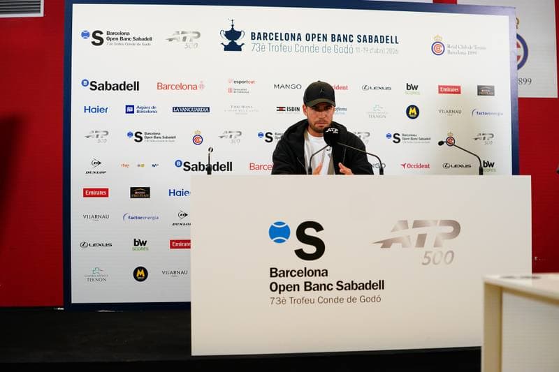 Tennis. Carlos Alcaraz. Press Conference. 13.04.2026