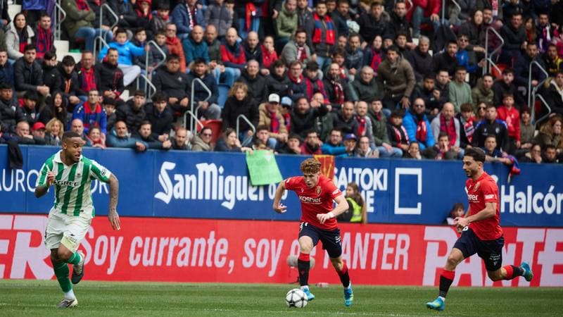 Football. La Liga. CA Osasuna - Real Betis. 12.04.2026