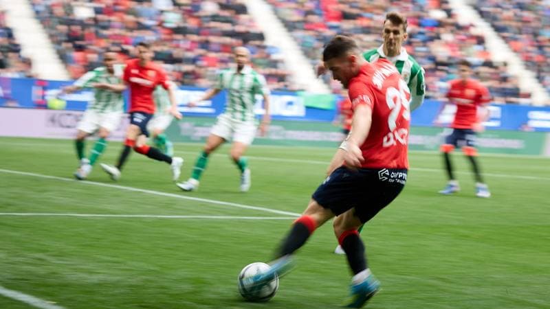 Football. La Liga. CA Osasuna - Real Betis. 12.04.2026