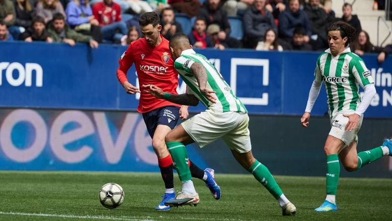 Football. La Liga. CA Osasuna - Real Betis. 12.04.2026