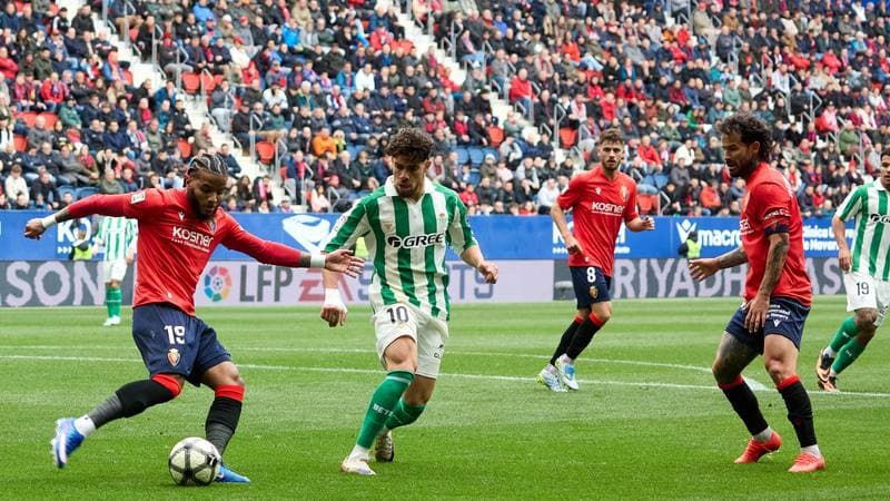 Football. La Liga. CA Osasuna - Real Betis. 12.04.2026