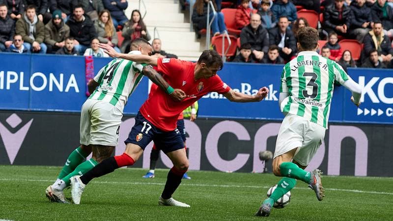 Football. La Liga. CA Osasuna - Real Betis. 12.04.2026