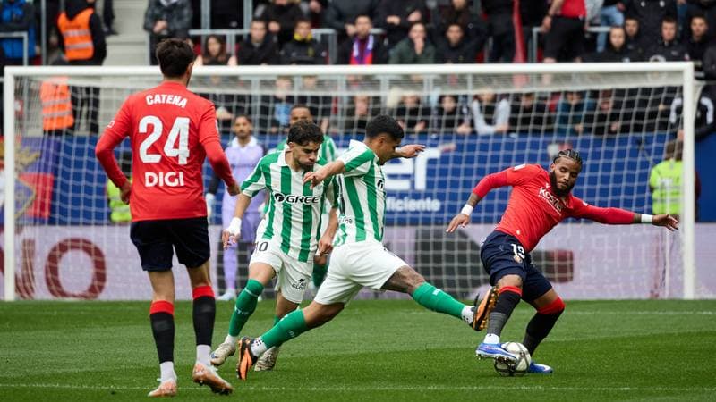 Football. La Liga. CA Osasuna - Real Betis. 12.04.2026