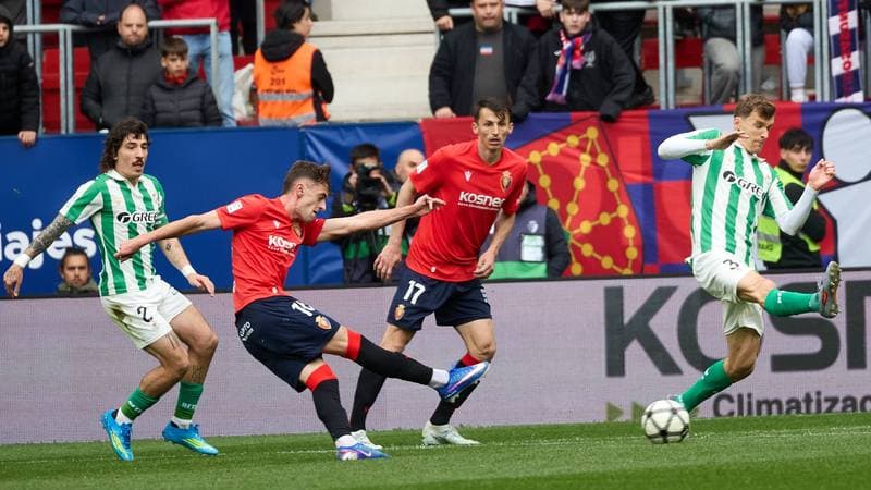 Football. La Liga. CA Osasuna - Real Betis. 12.04.2026