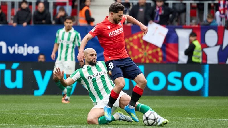 Football. La Liga. CA Osasuna - Real Betis. 12.04.2026