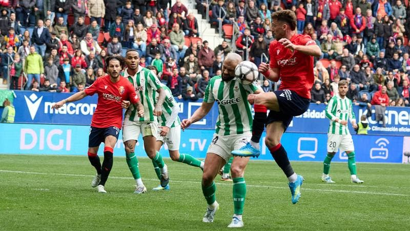 Football. La Liga. CA Osasuna - Real Betis. 12.04.2026