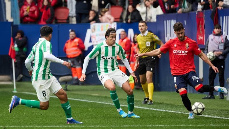 Football. La Liga. CA Osasuna - Real Betis. 12.04.2026