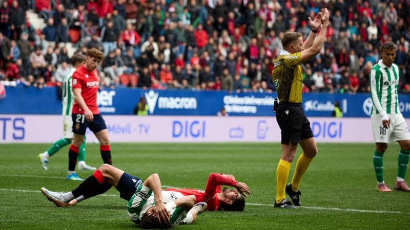 Football. La Liga. CA Osasuna - Real Betis. 12.04.2026