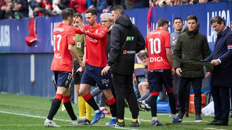 Football. La Liga. CA Osasuna - Real Betis. 12.04.2026
