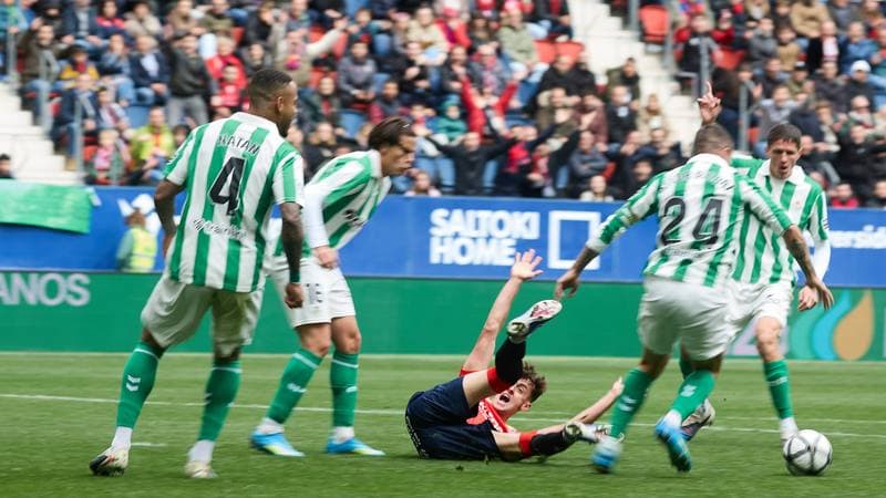 Football. La Liga. CA Osasuna - Real Betis. 12.04.2026