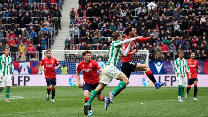 Football. La Liga. CA Osasuna - Real Betis. 12.04.2026