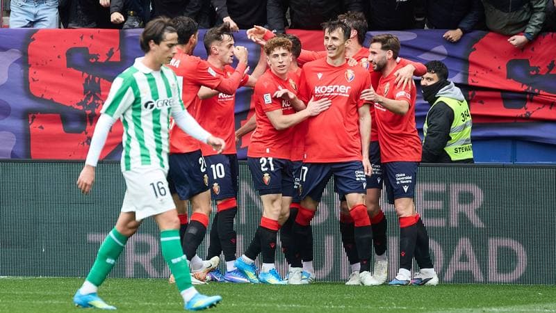 Football. La Liga. CA Osasuna - Real Betis. 12.04.2026
