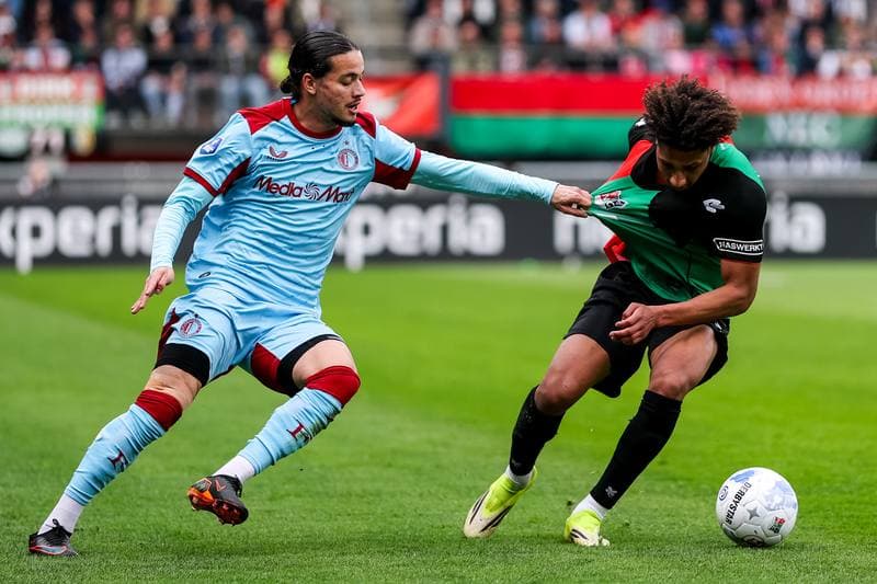Football. Dutch Eredivisie. NEC - Feyenoord. 12.04.2026