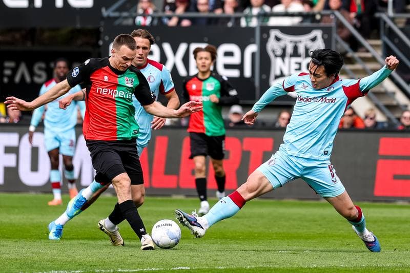 Football. Dutch Eredivisie. NEC - Feyenoord. 12.04.2026