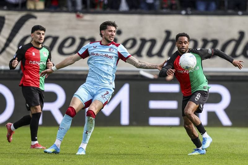 Football. Dutch Eredivisie. NEC - Feyenoord. 12.04.2026