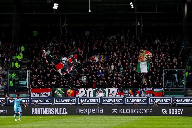 Football. Dutch Eredivisie. NEC - Feyenoord. 12.04.2026