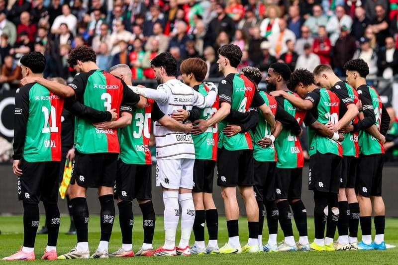 Football. Dutch Eredivisie. NEC - Feyenoord. 12.04.2026