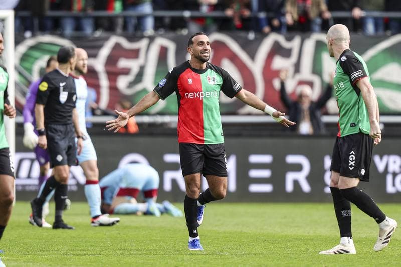 Football. Dutch Eredivisie. NEC - Feyenoord. 12.04.2026