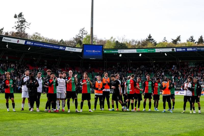 Football. Dutch Eredivisie. NEC - Feyenoord. 12.04.2026