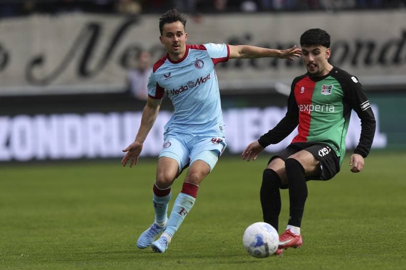 Football. Dutch Eredivisie. NEC - Feyenoord. 12.04.2026