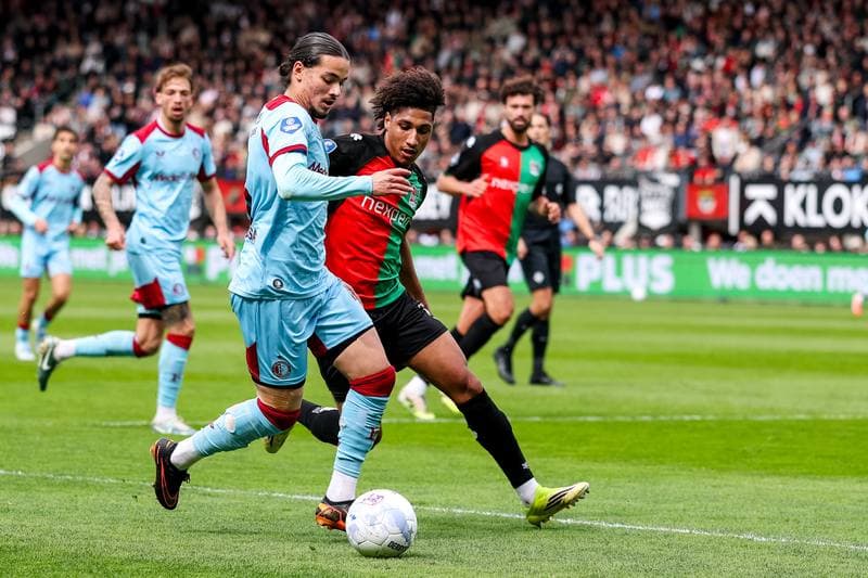 Football. Dutch Eredivisie. NEC - Feyenoord. 12.04.2026