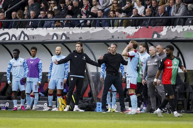 Football. Eredivisie. NEC - Feyenoord. 12.04.2026