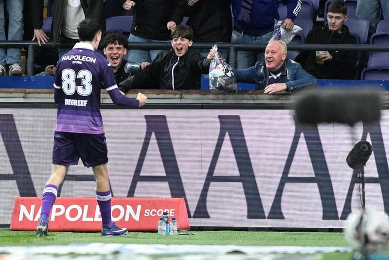 Football. Jupiler Pro League. RSC Anderlecht - KAA Gent. 12.04.2026