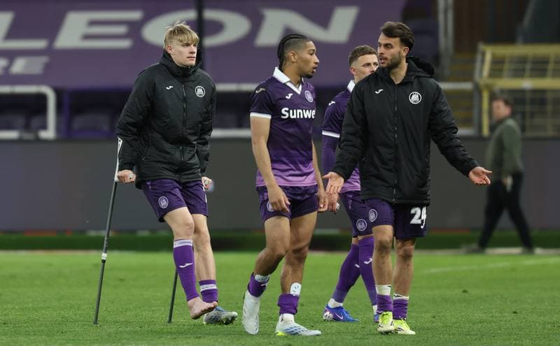 Football. Jupiler Pro League. RSC Anderlecht - KAA Gent. 12.04.2026