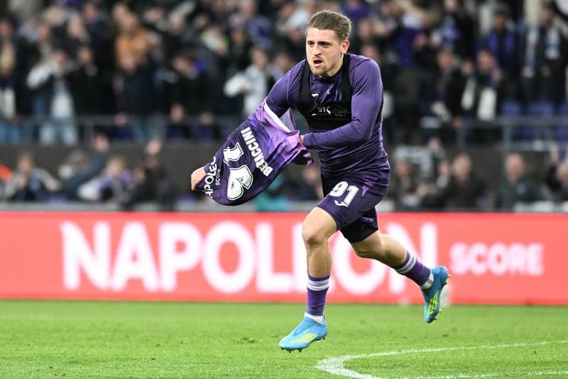 Football. Jupiler Pro League. RSC Anderlecht - KAA Gent. 12.04.2026