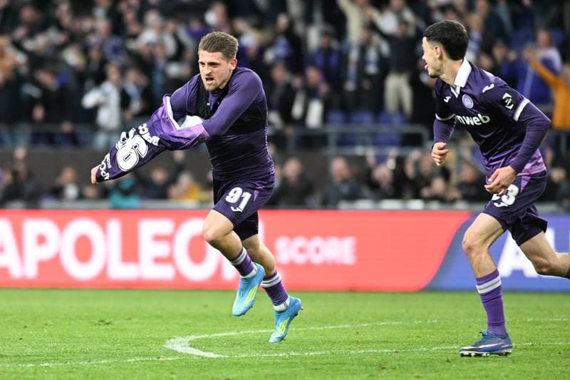 Football. Jupiler Pro League. RSC Anderlecht - KAA Gent. 12.04.2026