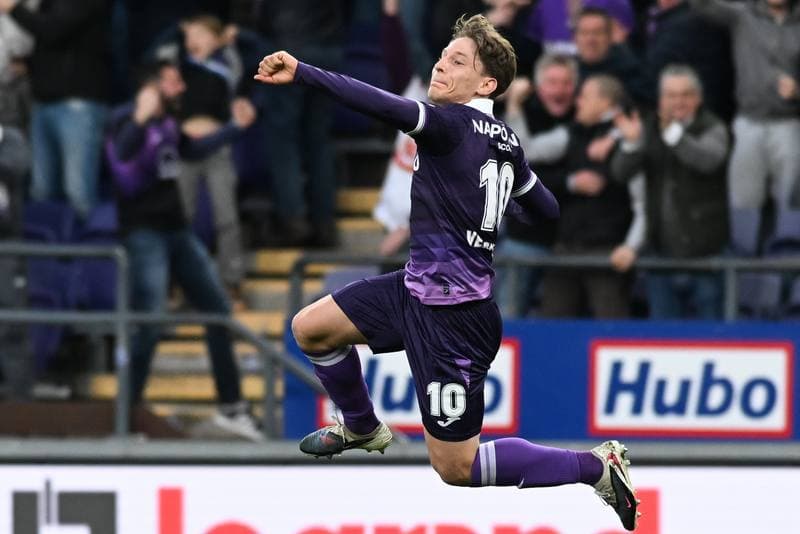 Football. Jupiler Pro League. RSC Anderlecht - KAA Gent. 12.04.2026