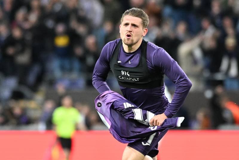 Football. Jupiler Pro League. RSC Anderlecht - KAA Gent. 12.04.2026