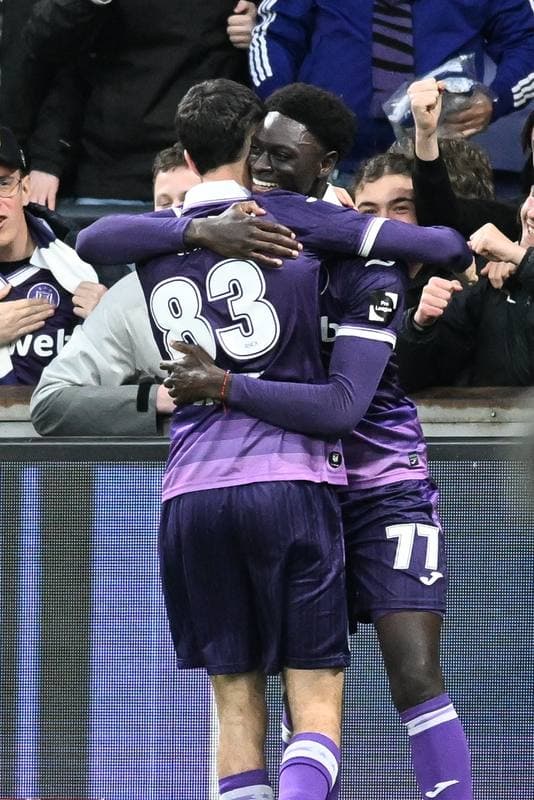 Football. Jupiler Pro League. RSC Anderlecht - KAA Gent. 12.04.2026