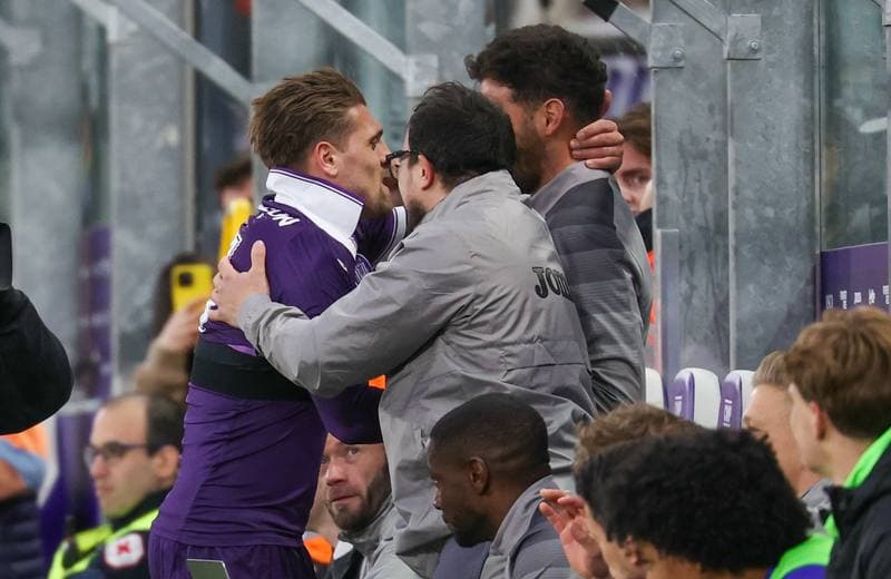 Football. Jupiler Pro League. RSC Anderlecht - KAA Gent. 12.04.2026