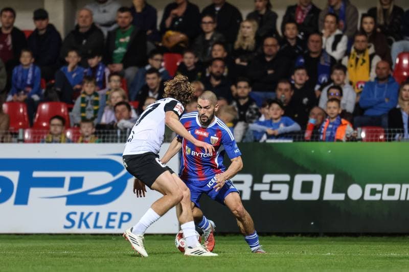 Football. Betclic I Liga. Puszcza Niepolomice - Polonia Bytom. 18.04.2026