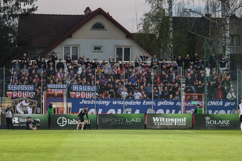 Football. Betclic I Liga. Puszcza Niepolomice - Polonia Bytom. 18.04.2026