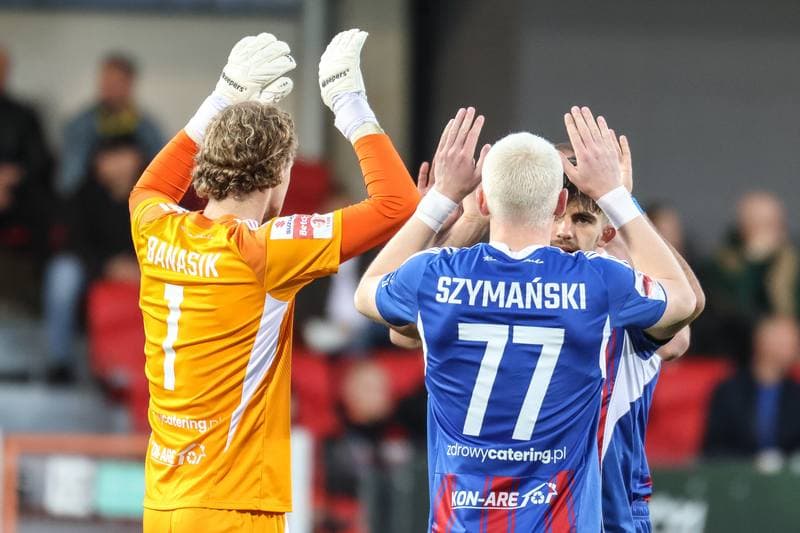 Football. Betclic I Liga. Puszcza Niepolomice - Polonia Bytom. 18.04.2026